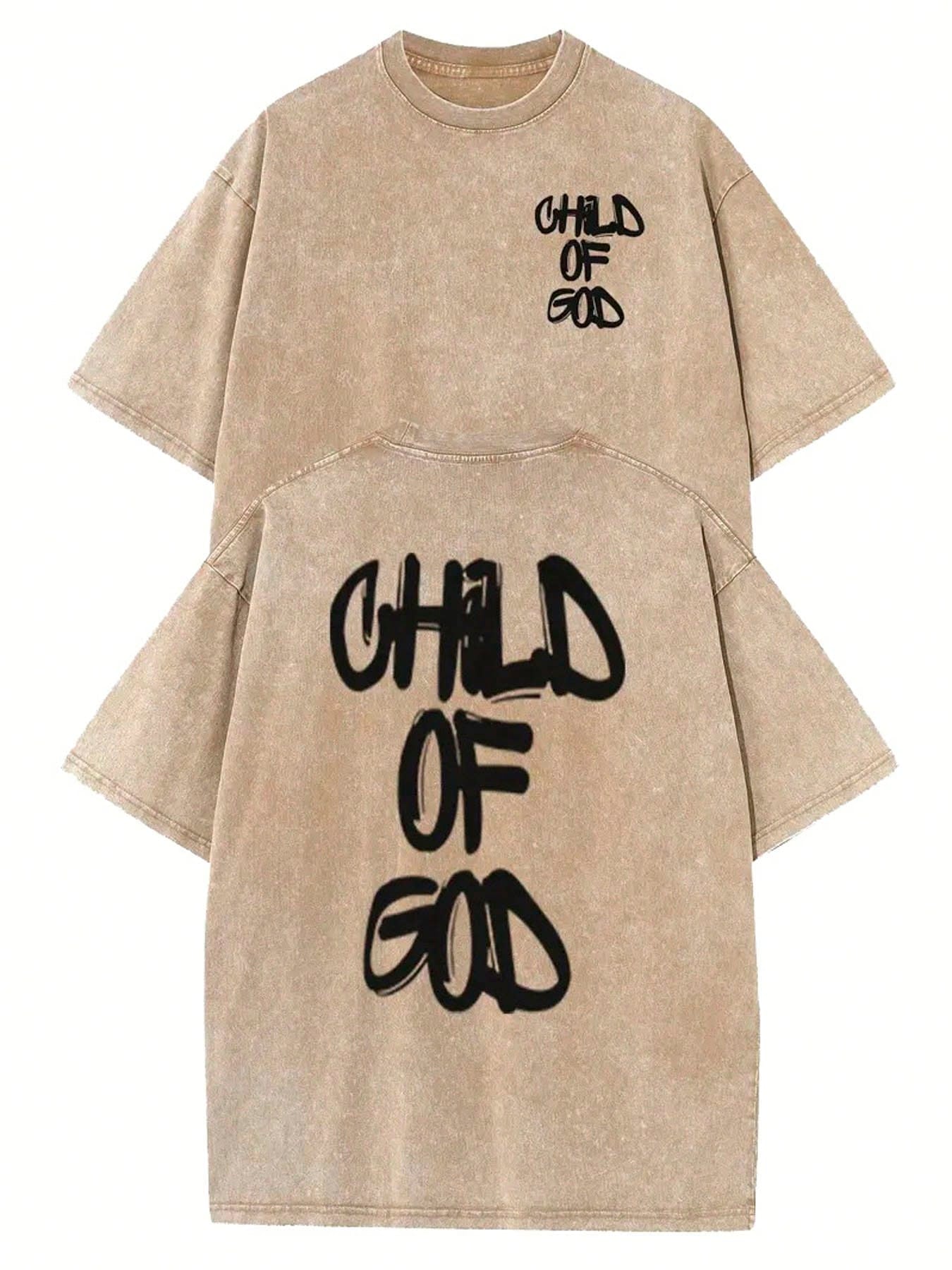 1 Piece, 230G Double-Sided Washed, Oversized Shoulder1 Piece, Washed Printed T-Shirt 230G, High-Quality Batik Cotton Retro Fashion Brand T-Shirt, a Certain Thickness Suitable for Summer T-Shirts, Holiday Gifts.