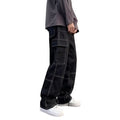 Cargo Jeans Men Wide Leg Jeans Hip Hop Casual Men'S Straight Baggy Denim Pants Streetwear Skateboard Pant Neutral Trousers